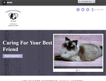 Tablet Screenshot of biddefordanimalhospital.com